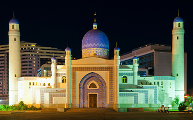 Atyrau’s Golden-Domed Russian Orthodox Church