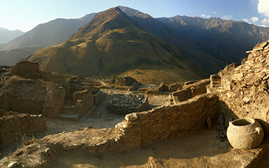 The ruins of a fortress image