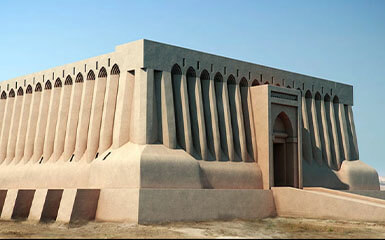 Reconstruction of kyz-kala image