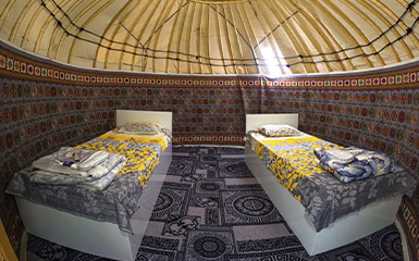 Inside of yurtcamp image