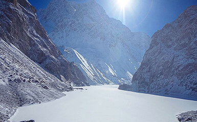 Good weather for trekking